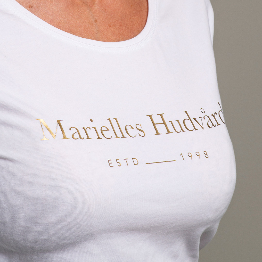 Profilkläder design Marielles Hudvård