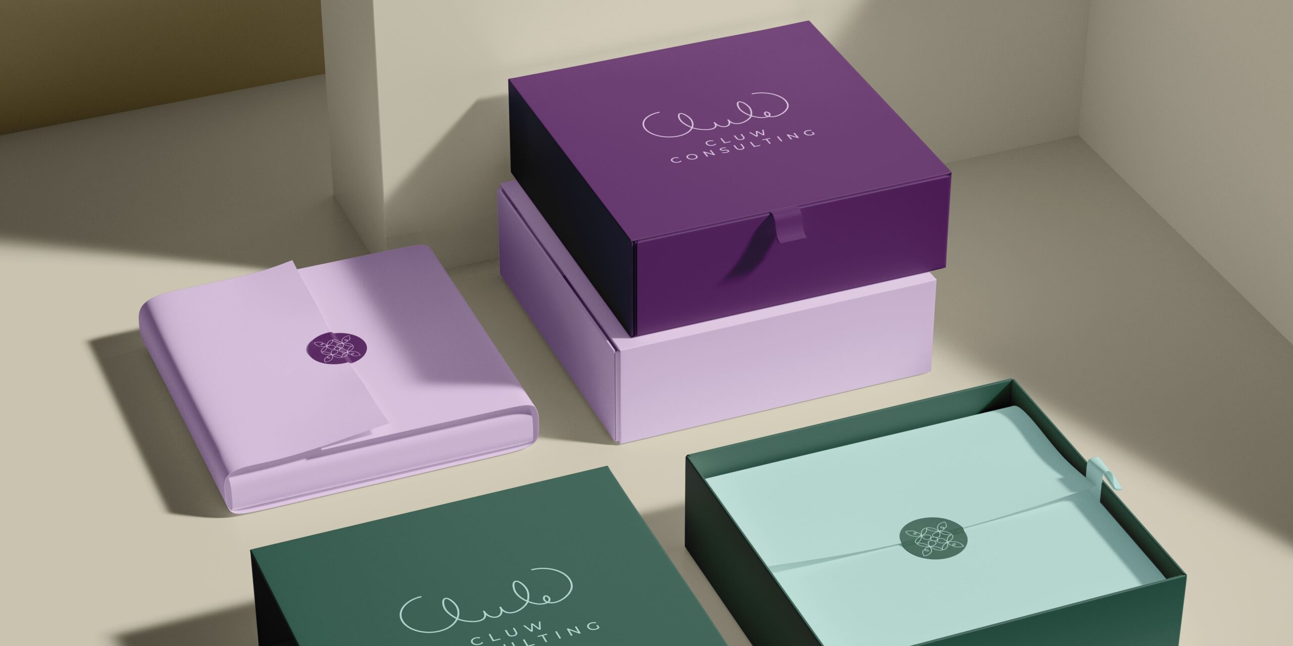 Cluw consulting<br />
varumärkesdesign logotyp grafisk design